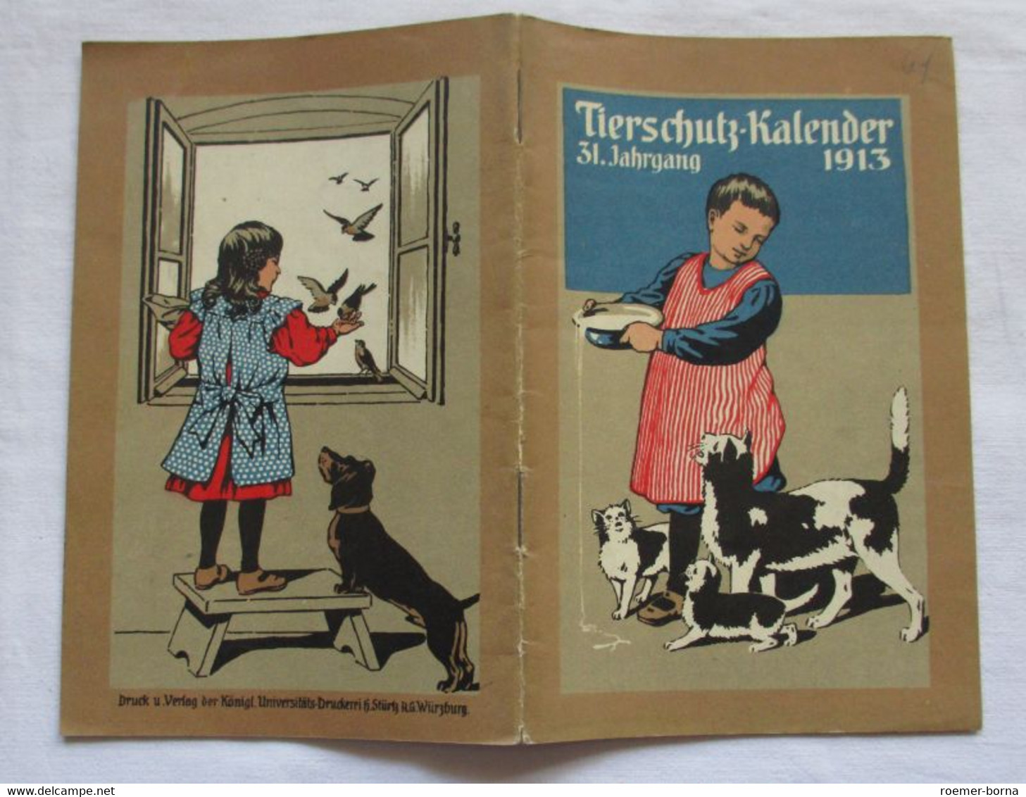 Tierschutz-Kalender 1913 - Calendars