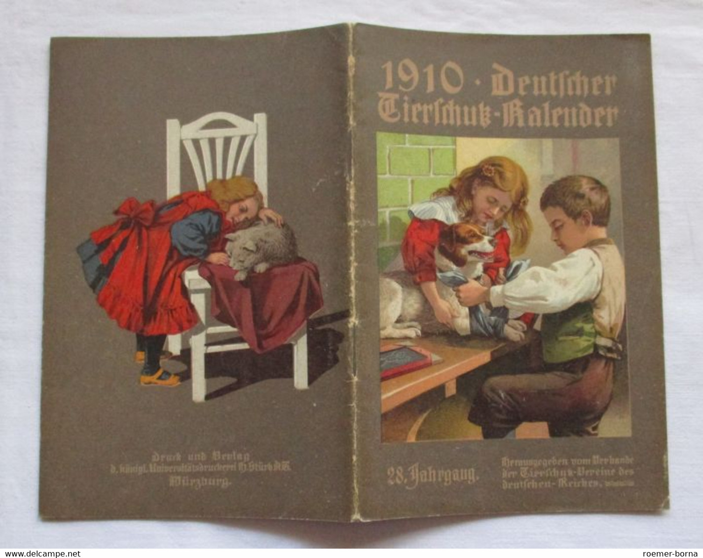 Deutscher Tierschutz-Kalender 1910 - Calendars