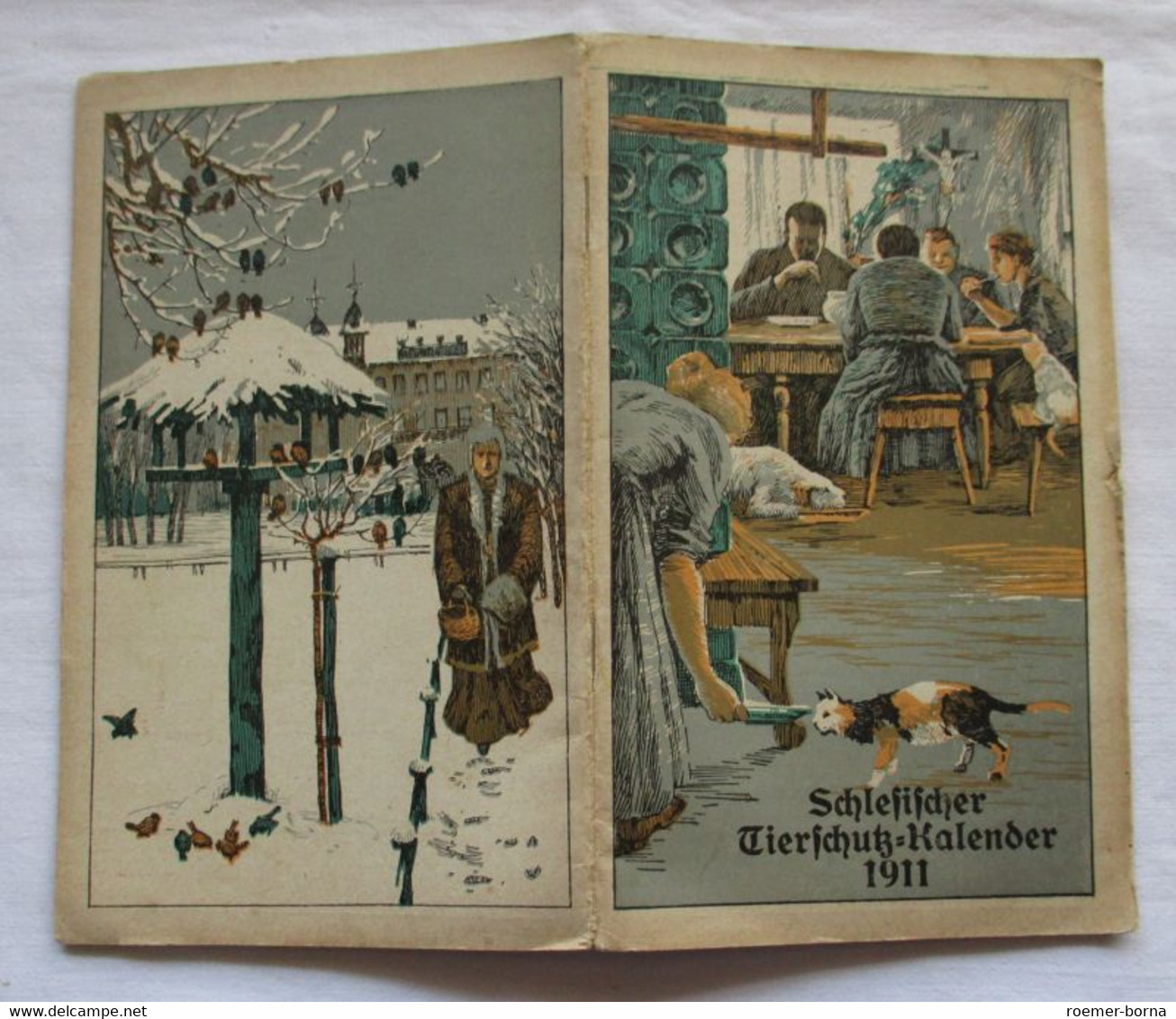 Schlesischer Tierschutzkalender 1911 - Calendarios