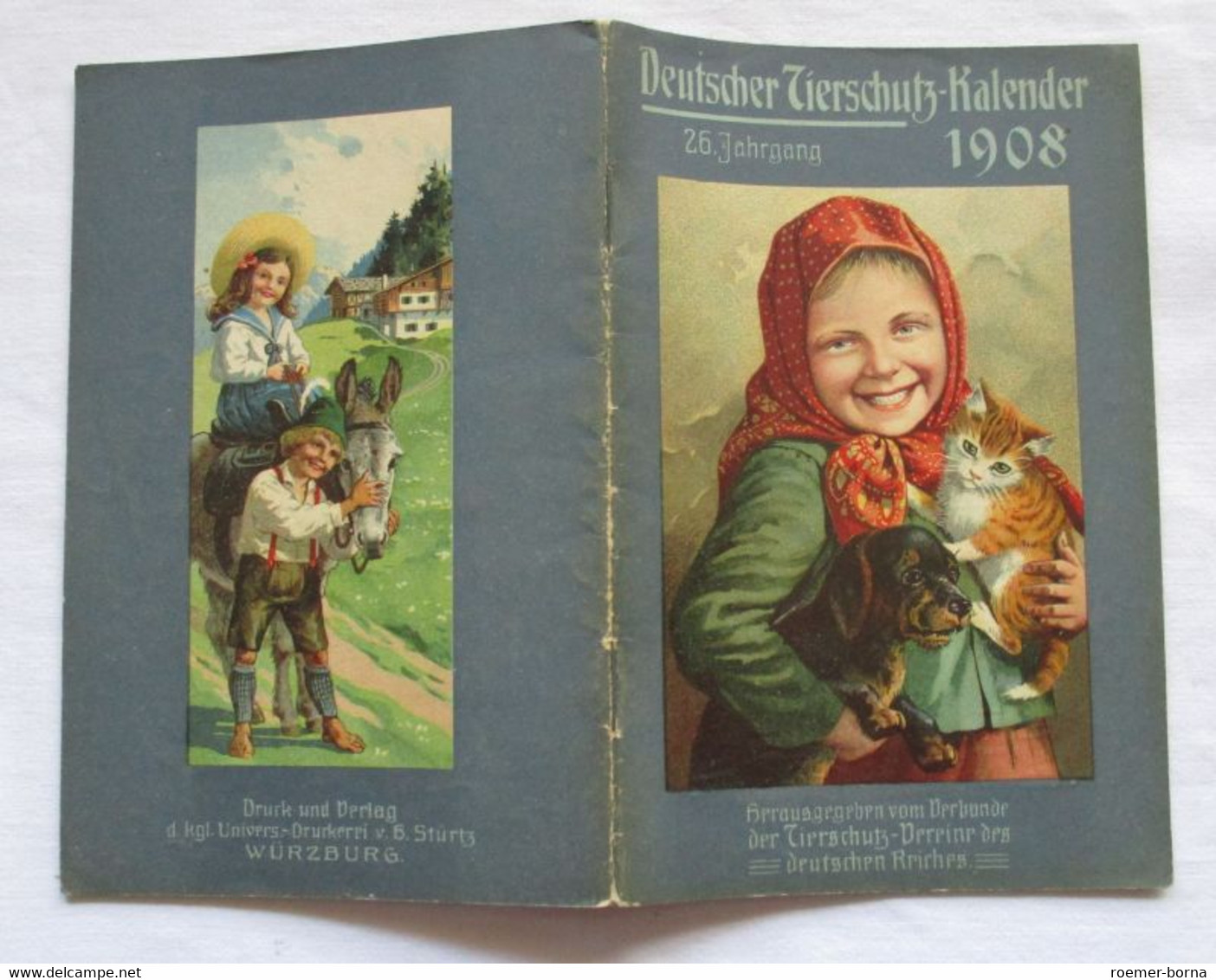 Deutscher Tierschutzkalender 1908 - 26. Jahrgang - Calendars