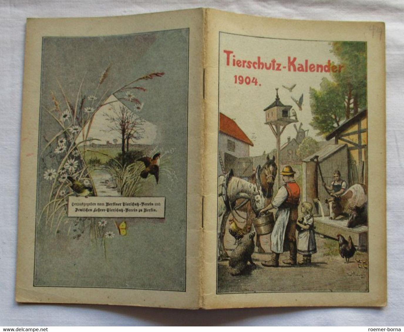 Tierschutzkalender 1904 - Calendriers