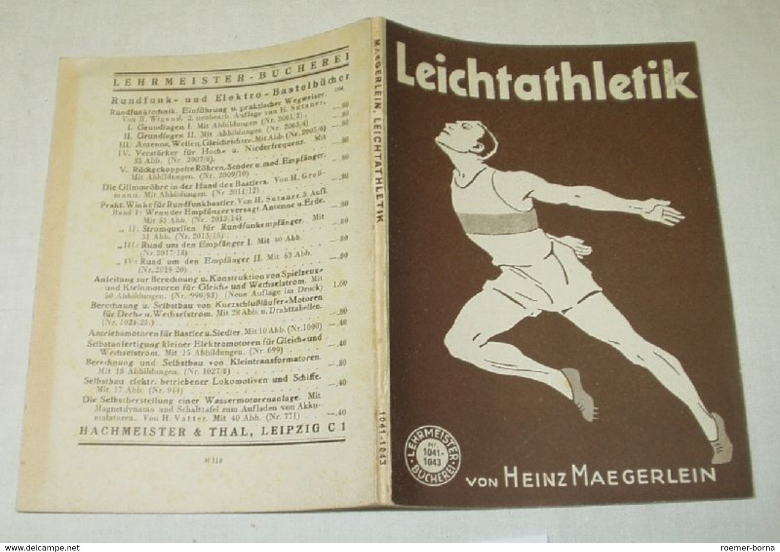 Lehrmeister Bücherei Nr. 1041/43: Leichtathletik - Ein Lehrbuch Für Anfänger Und Fortgeschrittene - Sport