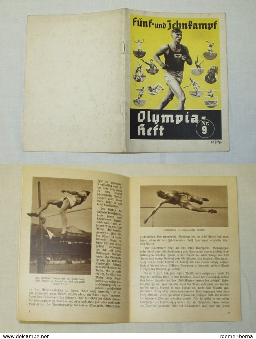 Fünf- Und Zehnkampf Olympia Heft Nr. 9 - Sports