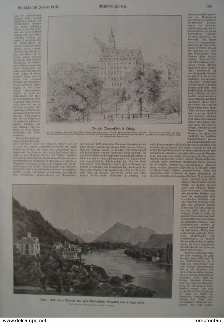 a102 058 - - Felix Mendelssohn Bartholdy Artikel mit Bildern Großbild 27 x 38 cm Druck 1909