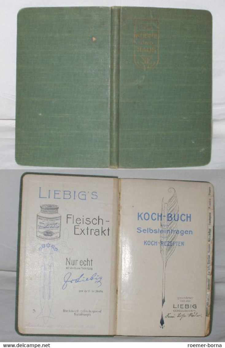 Koch-Buch Zum Selbsteintragen Von Kochrezepten Gewidmet Von Der Liebig-Gesellschaft - Eten & Drinken