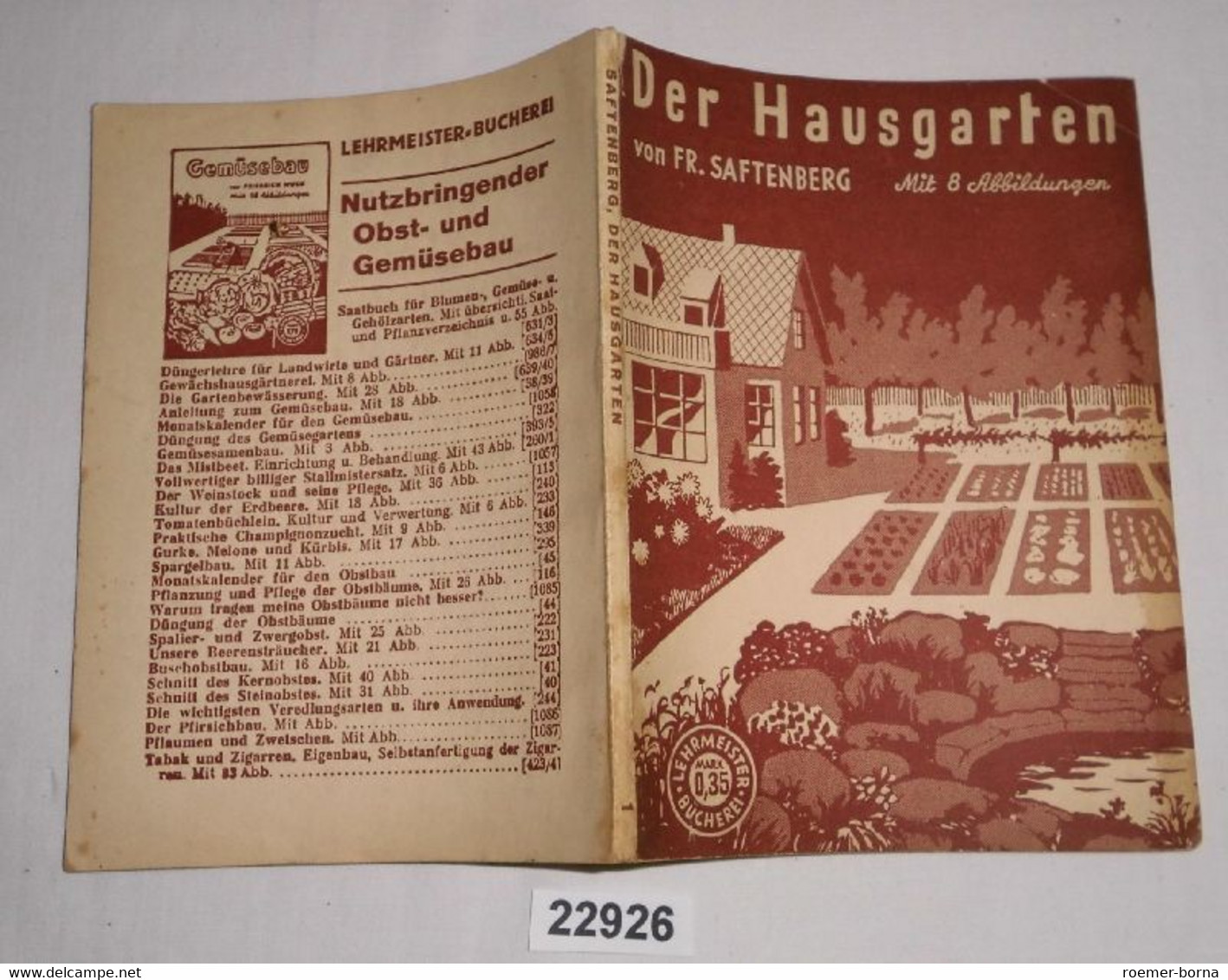 Der Hausgarten (Lehrmeister-Bücherei Nr. 1) - Nature