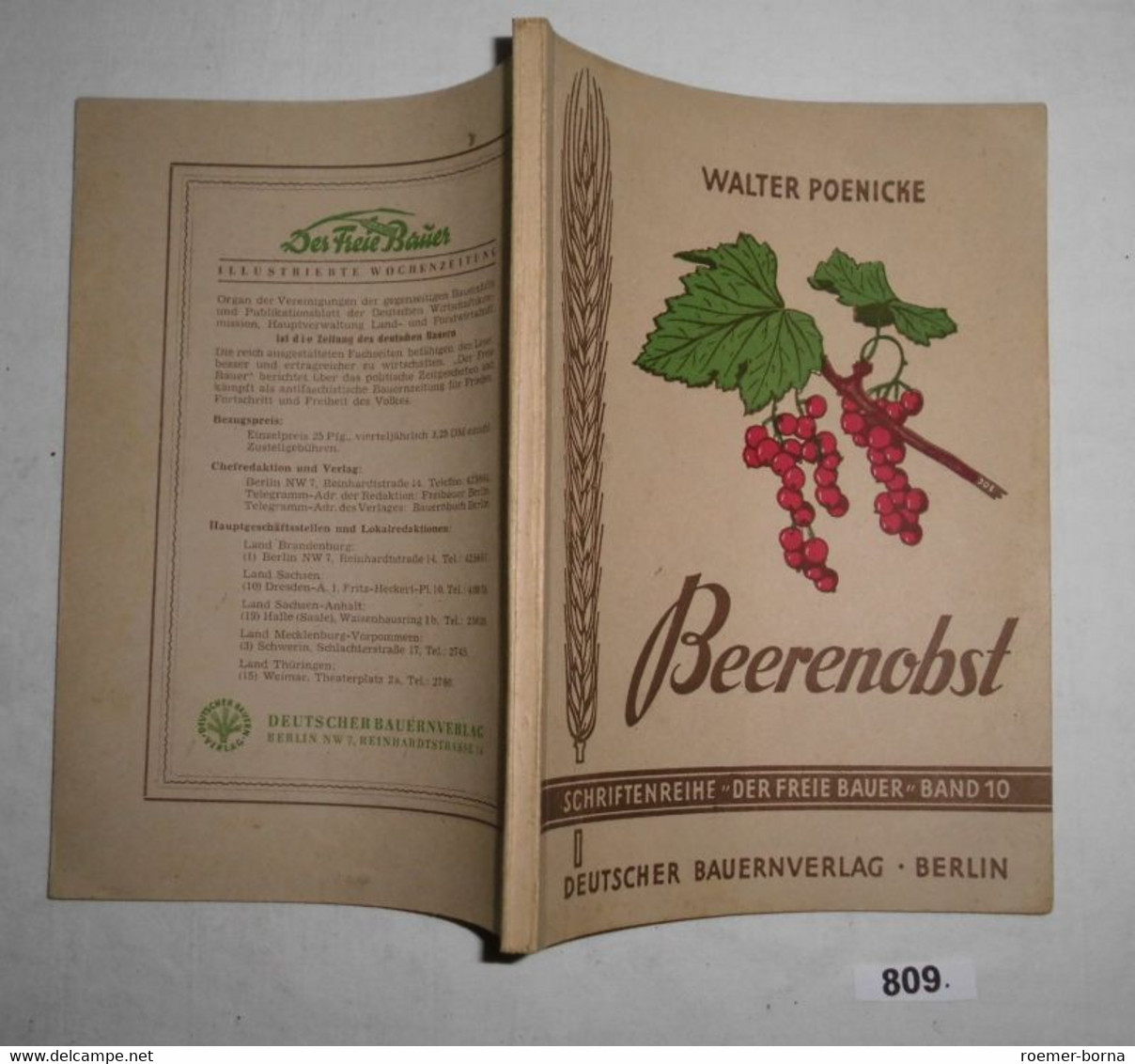 Beerenobst - Schriftenreihe - Der Freie Bauer - Band 10 - Nature