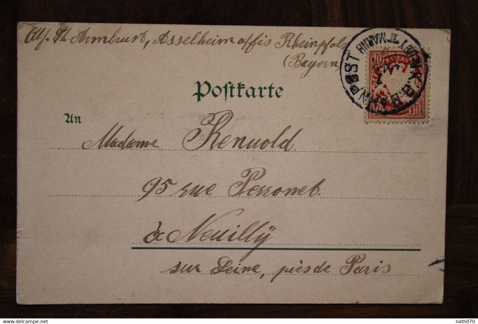 Ak 1900 Bad Dürkheim K.B. Bahnpost CPA DR Allemagne Deutsches Reich - Bad Dürkheim