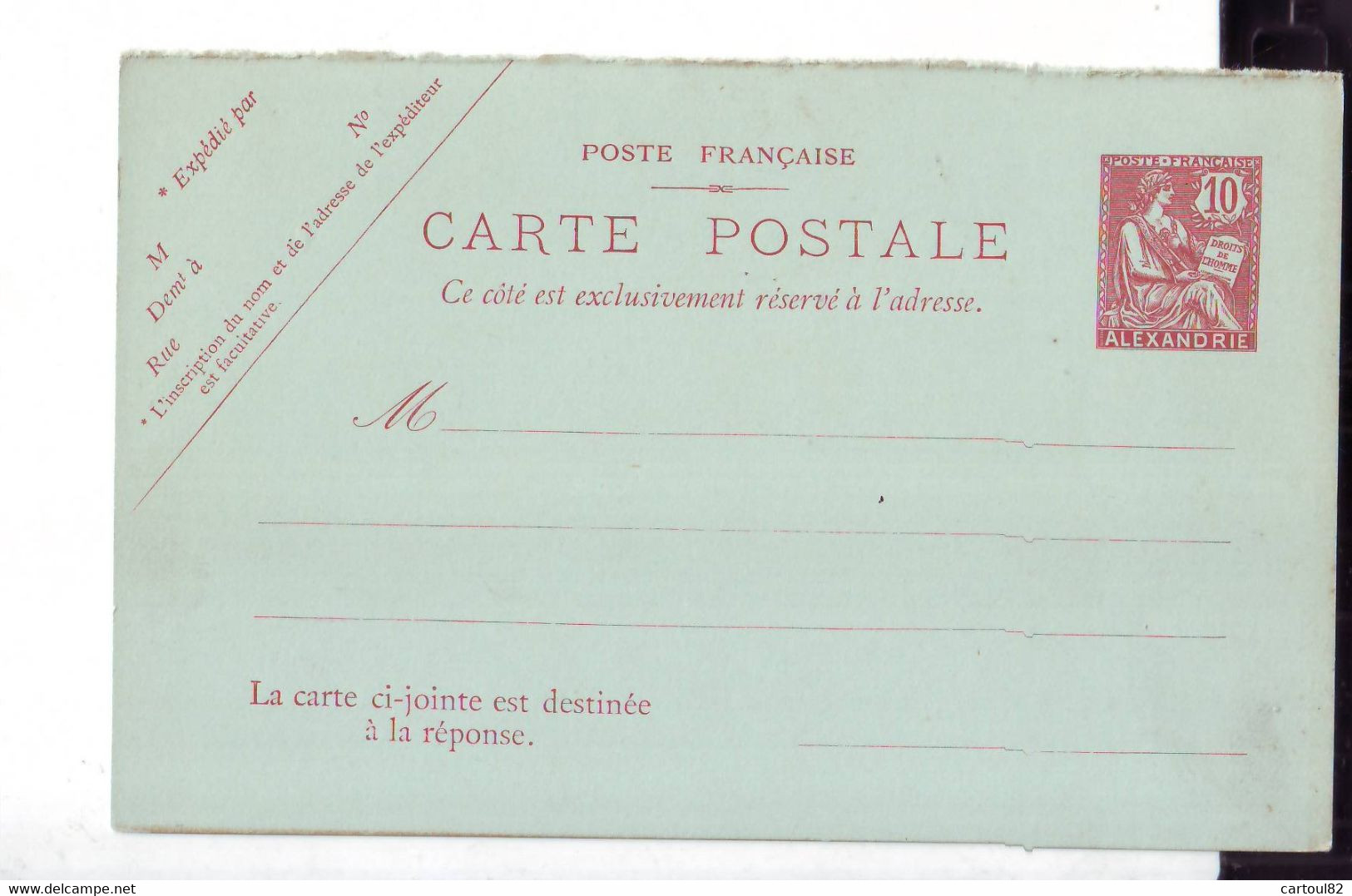 19 ENT Entier CP Mouchon - Lettres & Documents