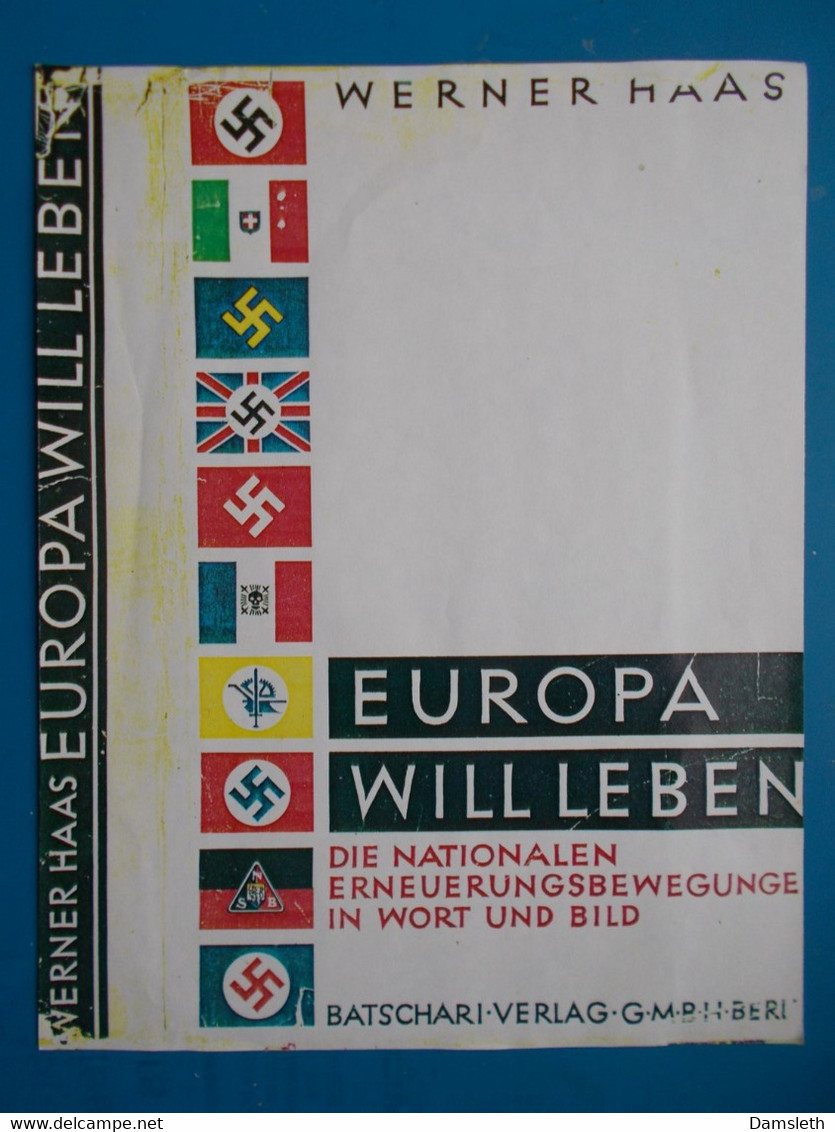 Dritte Reich; Europa Will Leben / Werner Haas; Fascism, Fascisme, Faschismus - Old Books