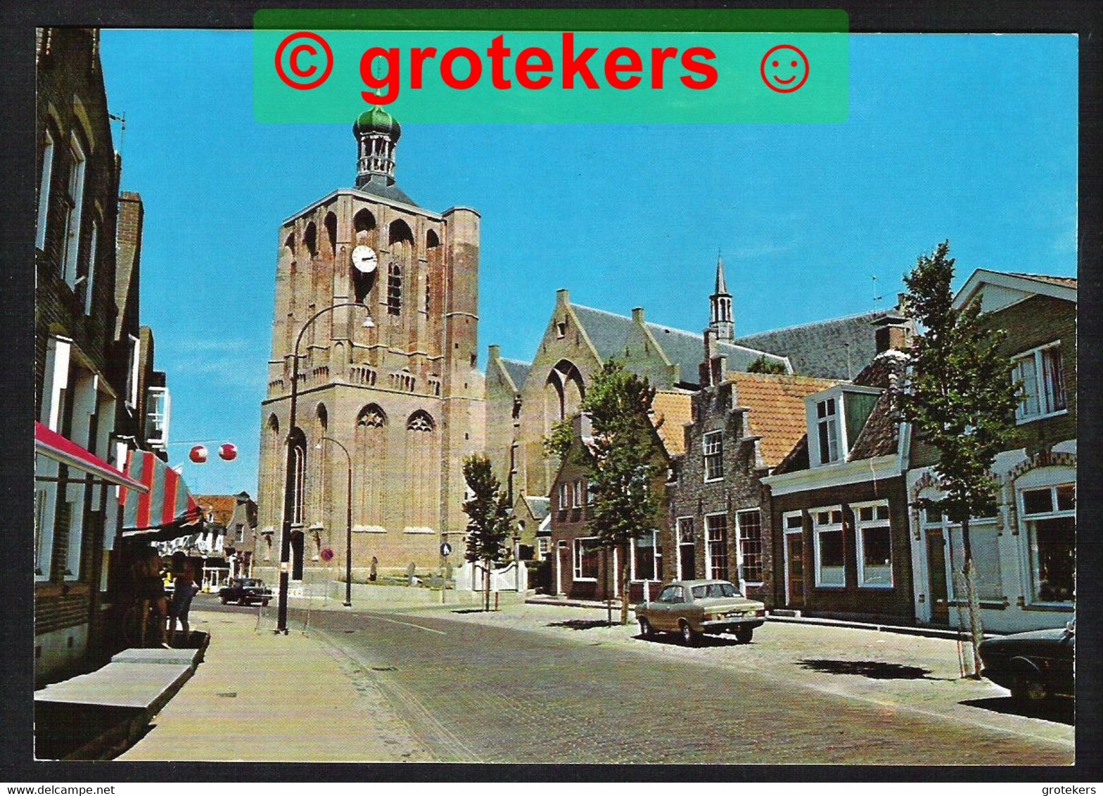 WORKUM Ned.Hervormde Kerk Met Toren Ca 1975 - Workum