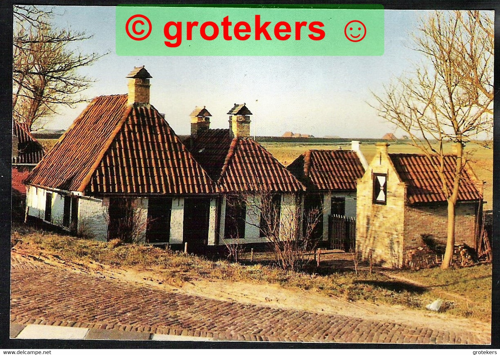 WORKUM Oude Vissershuisjes Bij Séburch Ca 1975 - Workum