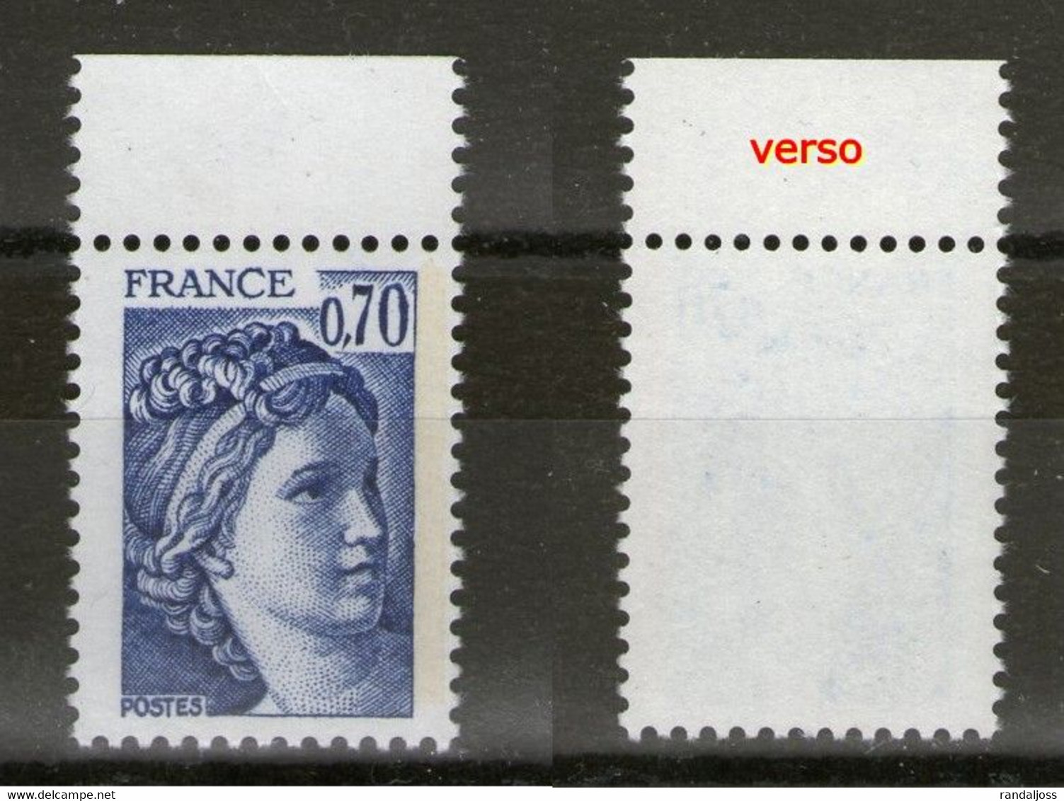 N°2056c**_Variété Sabine_Phospho Jaune_gomme Aramix Blanc-mat - Neufs