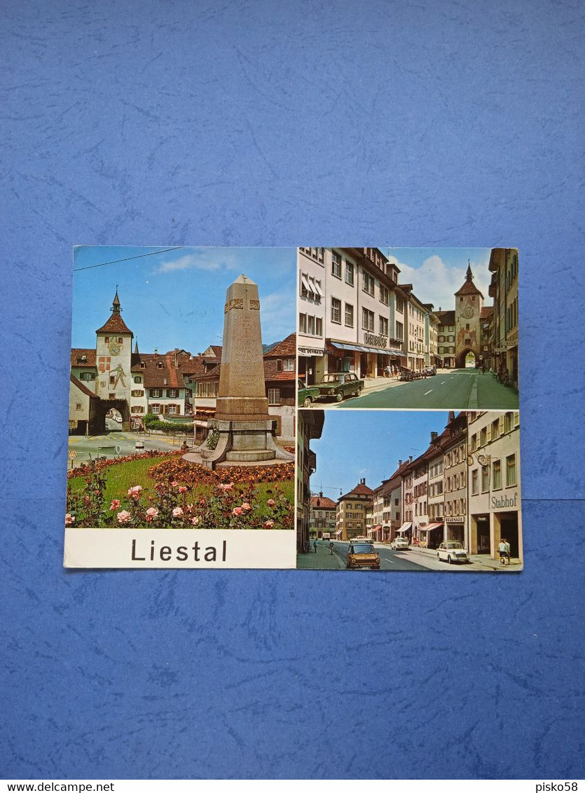 SVIZZERA-BL BALE-C.-LIESTAL-VEDUTE-FG-1972 - Liestal