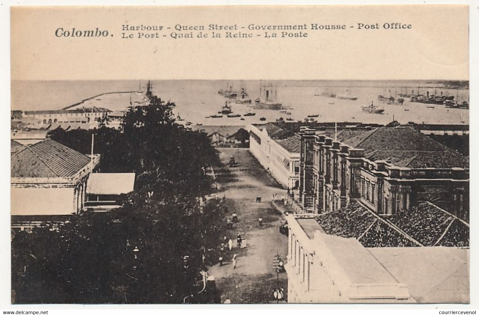 CPA - CEYLAN - COLOMBO - Le Port - Quai De La Reine - La Poste - Sri Lanka (Ceylon)
