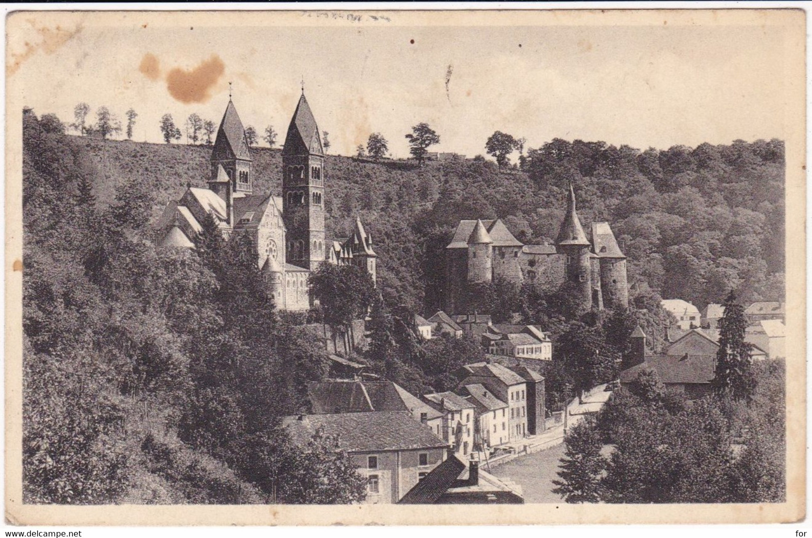 Luxembourg : CLERVAUX : Le Château Et L'église - Clervaux