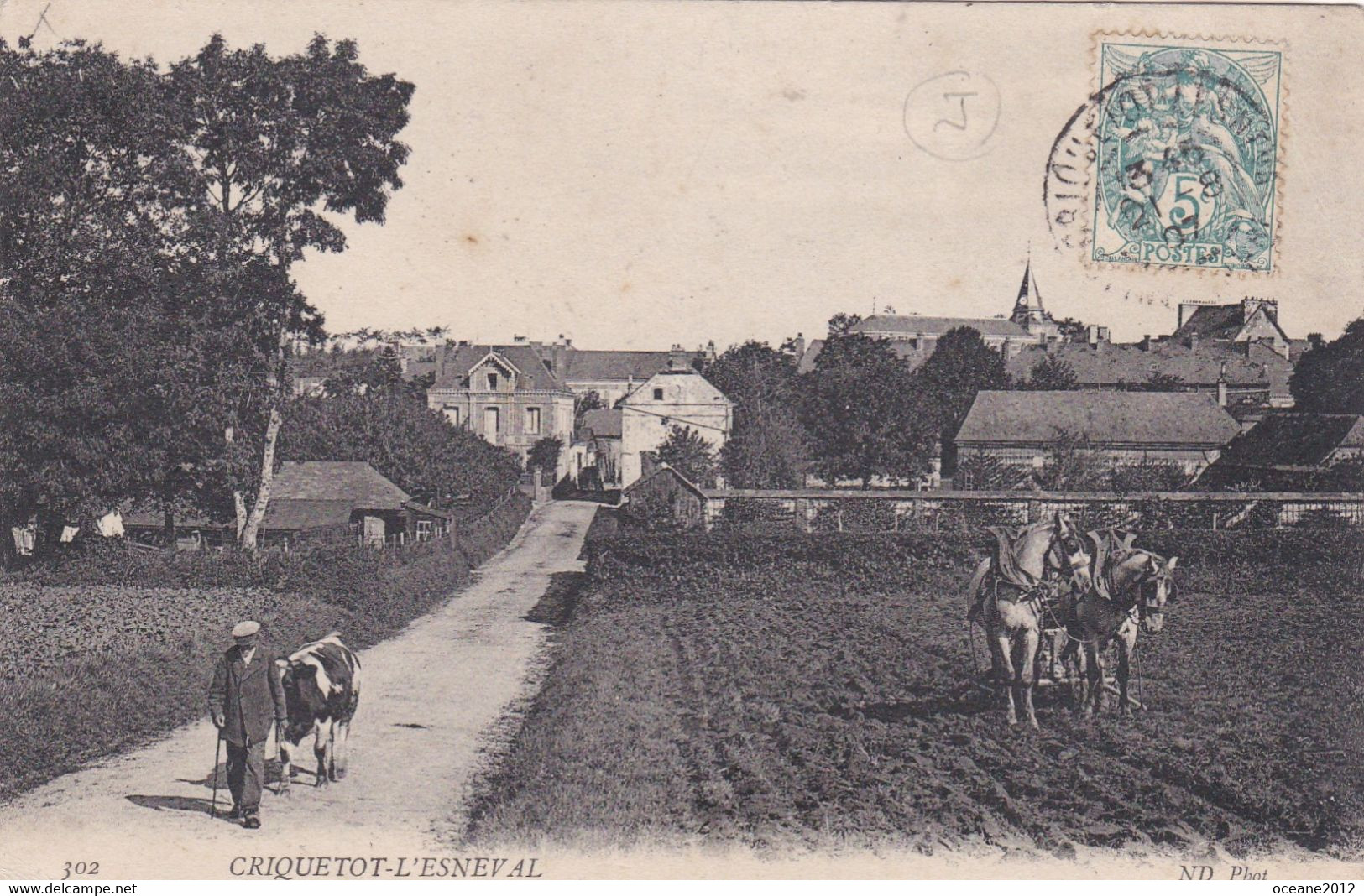 76 Criquetôt L'Esneval. Vue - Criquetot L'Esneval