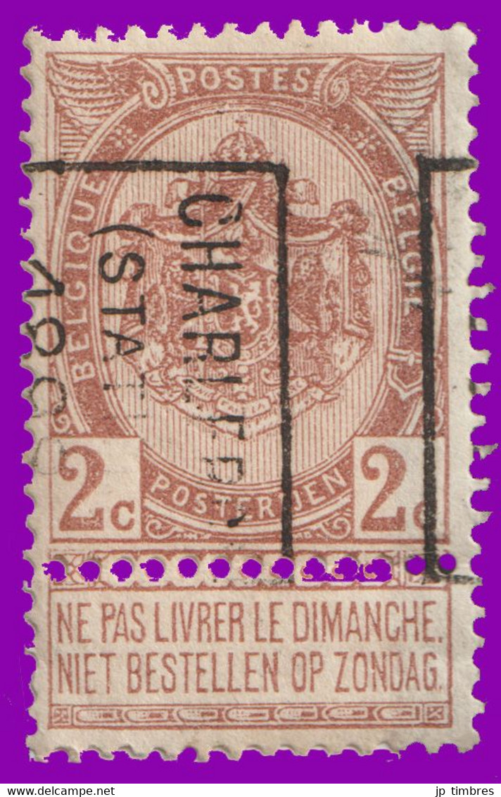 PREO N° 170 - Position B "CHARLEROI STATION 1888" - Roller Precancels 1894-99