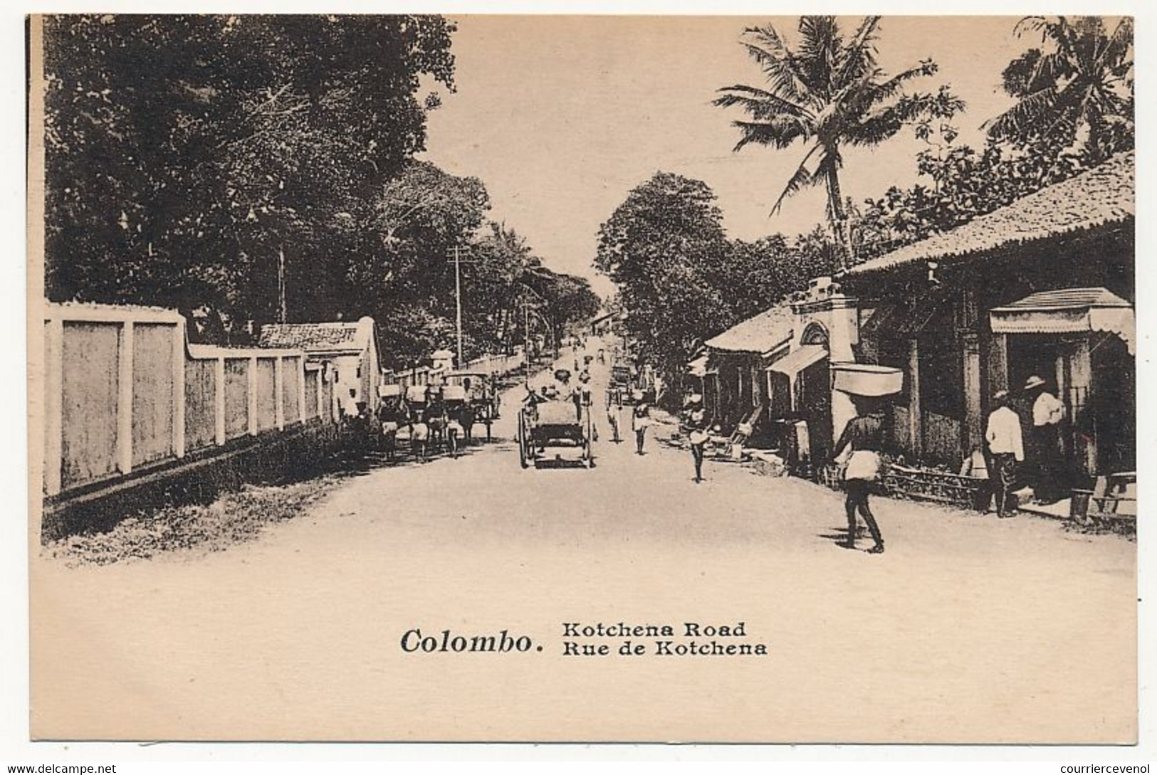 CPA - CEYLAN - COLOMBO - Rue De Kotchena - Sri Lanka (Ceylon)