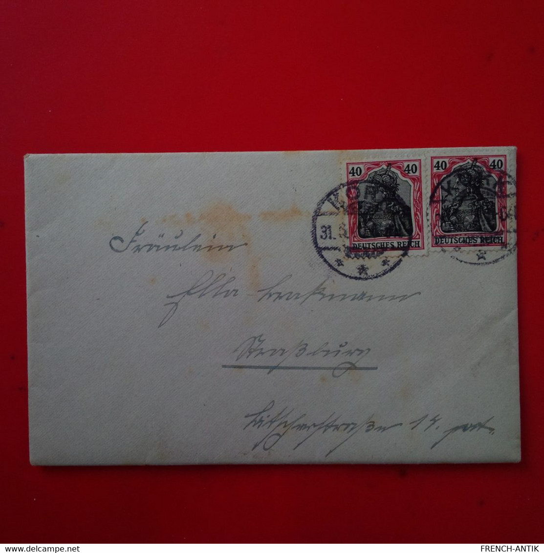 LETTRE ALLEMAGNE A IDENTIFIER - Lettres & Documents