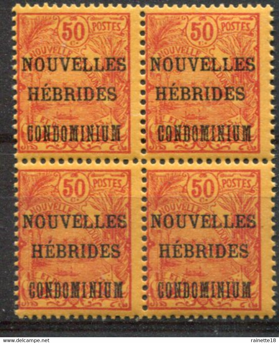 Nouvelles Hébrides       18 **  Bloc De 4 - Unused Stamps