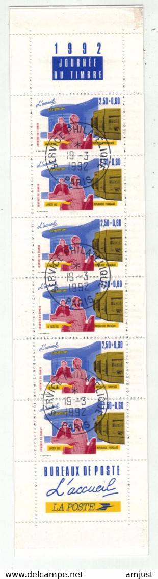 France // Carnet // 1992 // Carnet BC 2744 A Oblitéré Et Non Plié - Tag Der Briefmarke