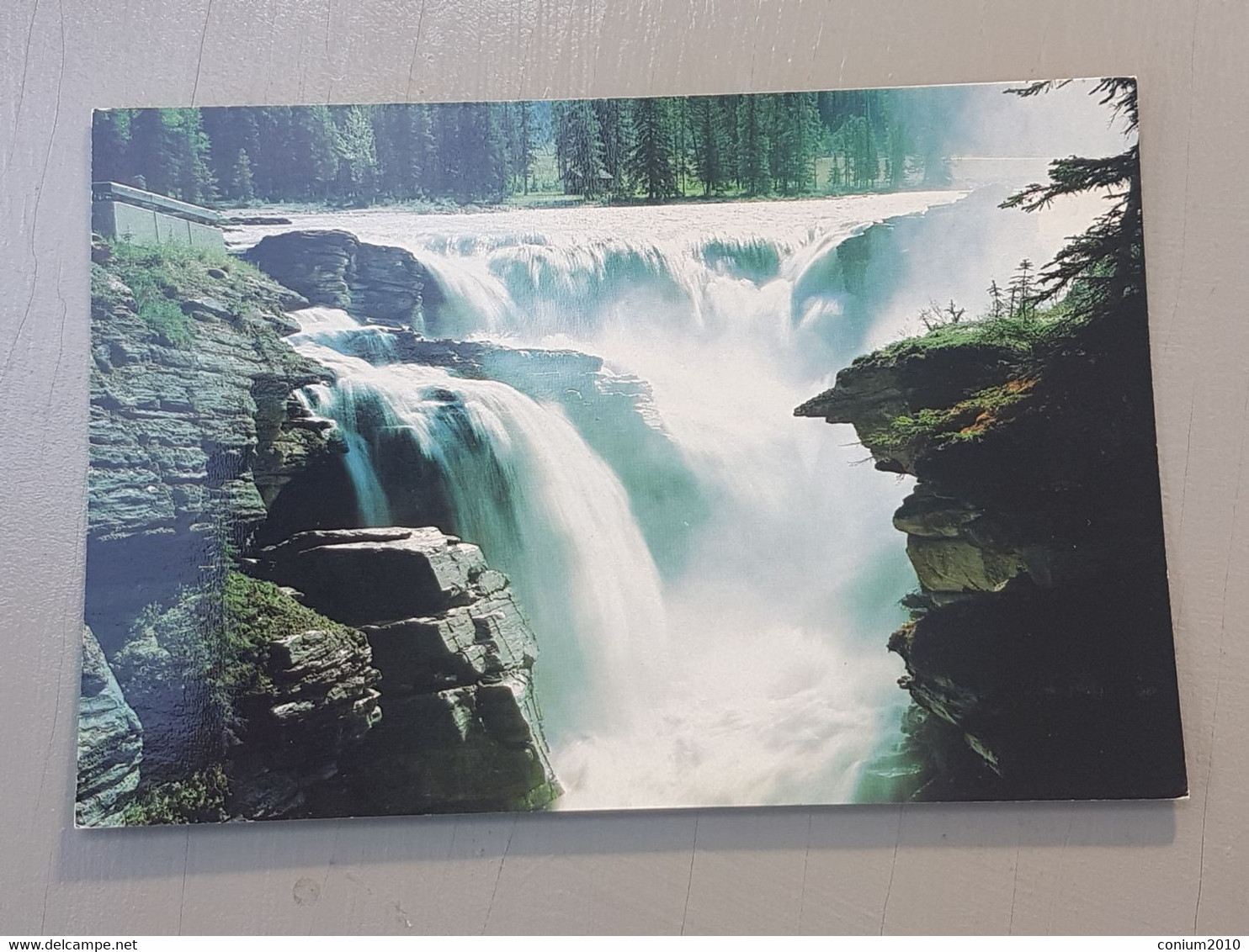 Jasper National Park, Athabasca Falls (gelaufen, Ca. 1998), #H49 - Jasper