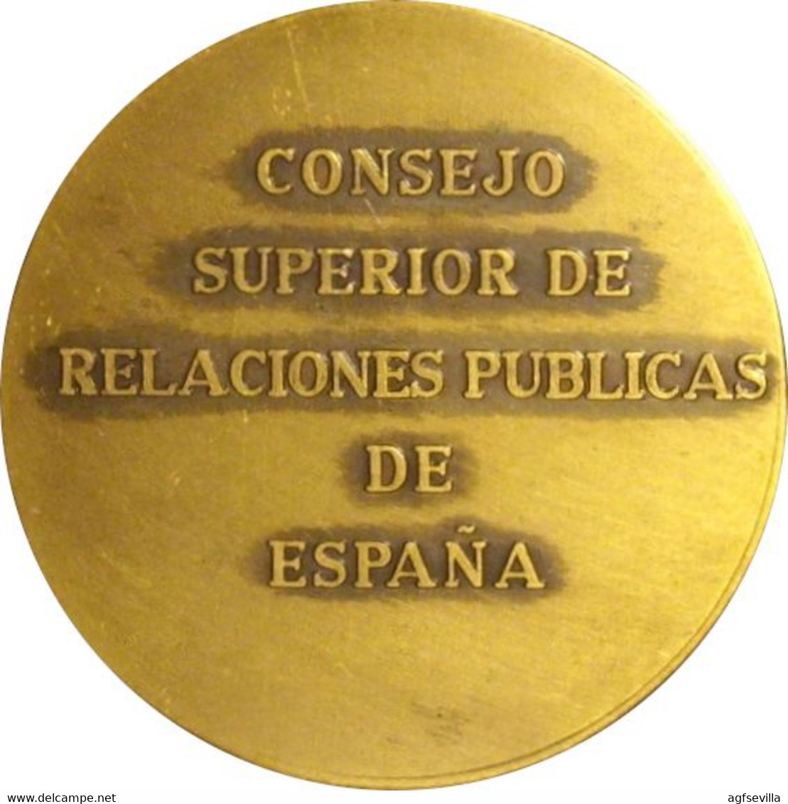 ESPAÑA. MEDALLA CONSEJO SUPERIOR DE RELACIONES PUBLICAS DE ESPAÑA. CON ESTUCHE ORIGINAL. ESPAGNE. SPAIN MEDAL - Royaux/De Noblesse