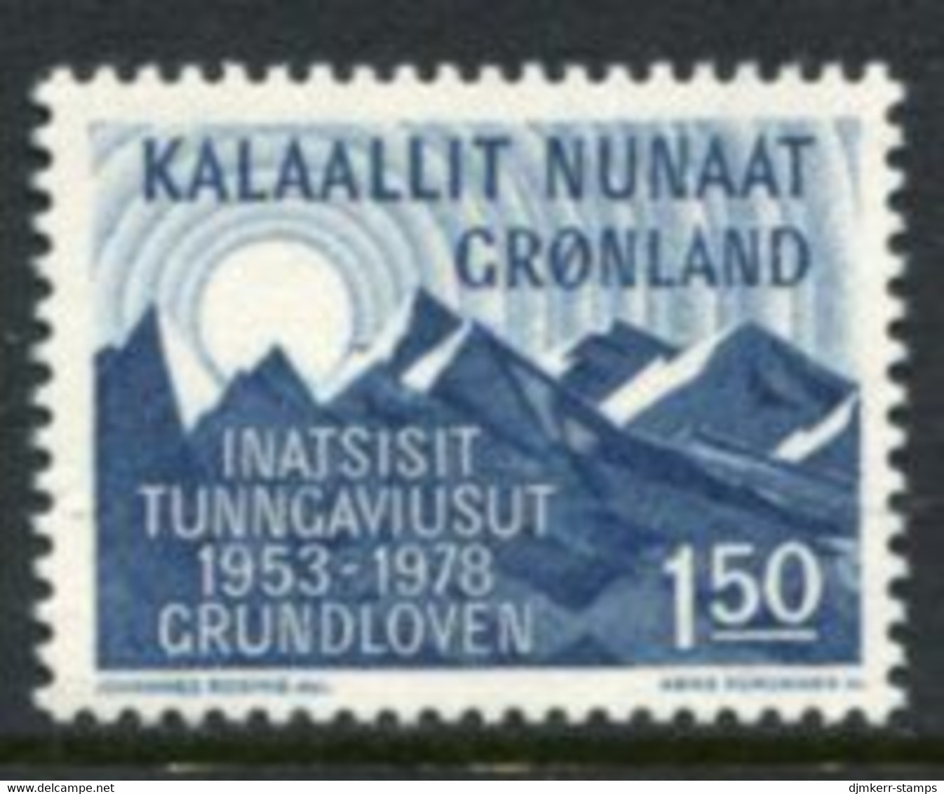 GREENLAND 1978 Change Of Basic Law MNH / **.  Michel 109 - Unused Stamps