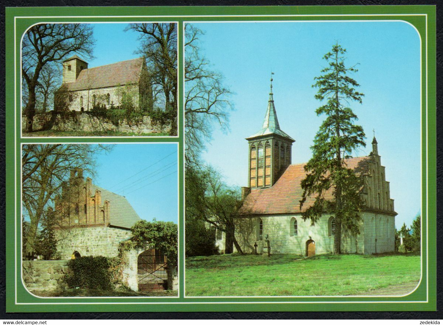 F2381 - TOP Kirchen In Angermünde - Bild Und Heimat Reichenbach Qualitätskarte - Angermünde