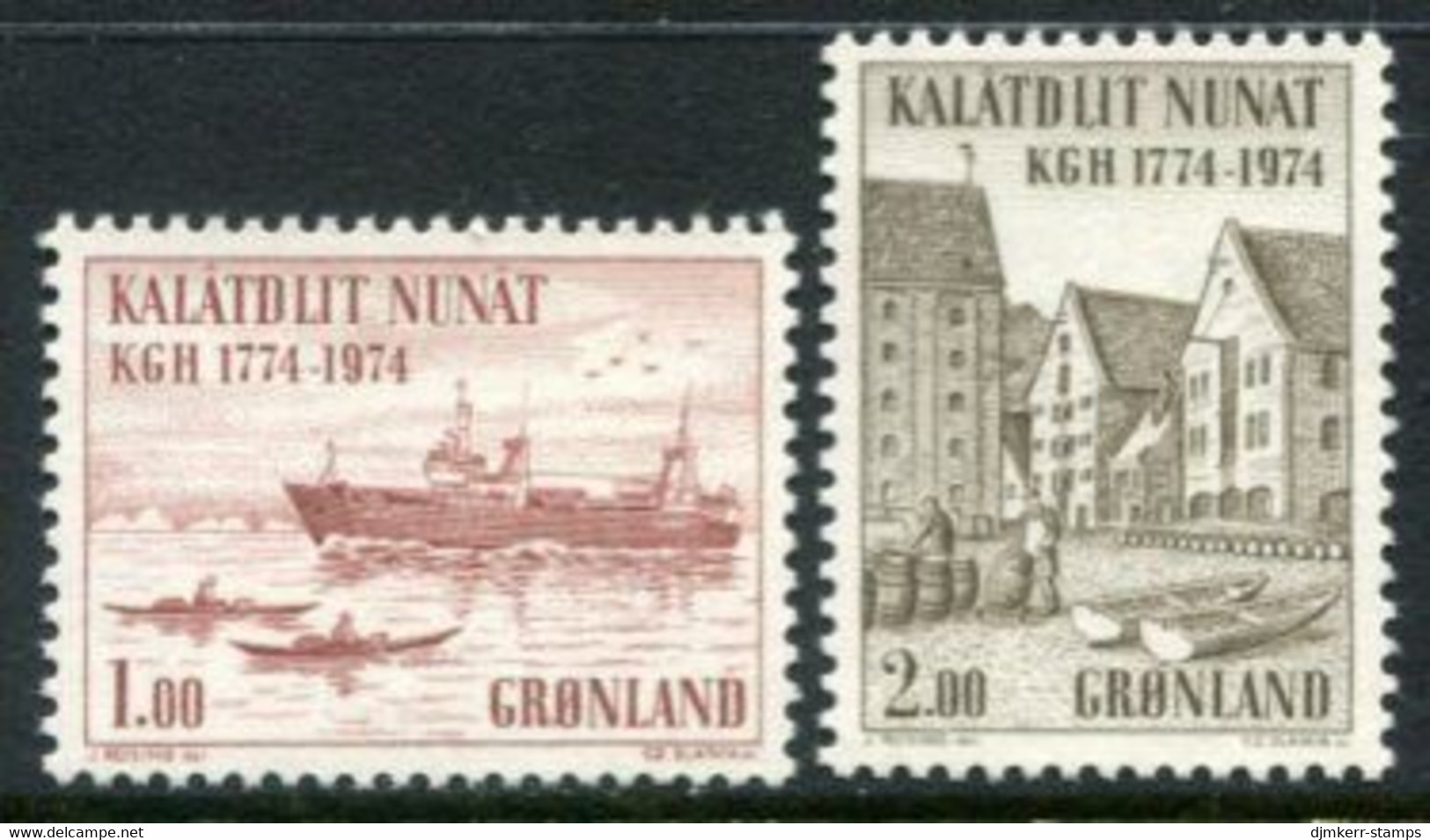 GREENLAND 1974 Royal Greenland Trading Company MNH / **.  Michel 88-89 - Ongebruikt