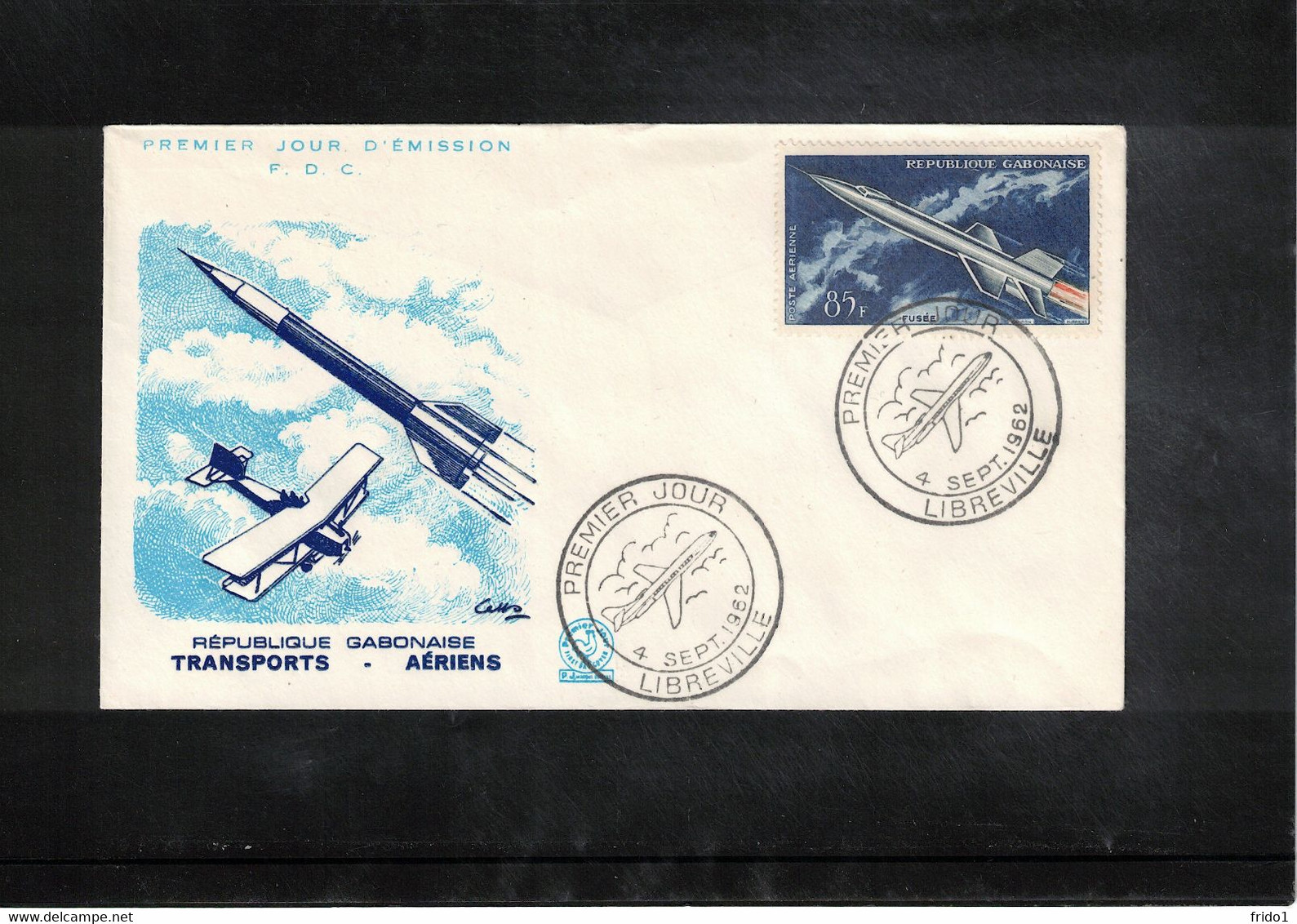 Gabon 1962 Space / Raumfahrt FDC - Afrika