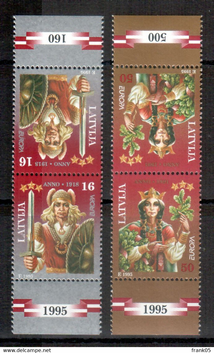 Lettland / Latvia / Lettonie 1995 Kehrdruck EUROPA ** - 1995