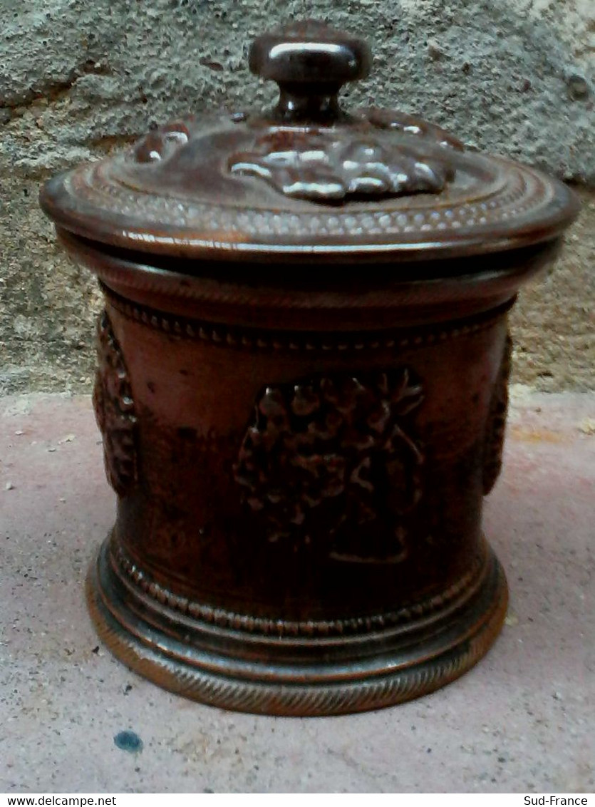 Pot à Tabac Ancien - Tabatières Et Pots