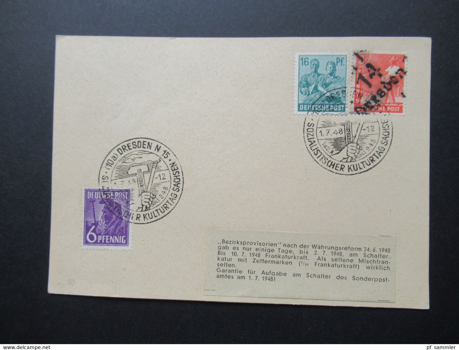 Belegeposten 1945 / 46 SBZ 95 Kempe Briefe Postmeistertrennungen / Randstücke / Besonderheiten mit original Slg. Heften