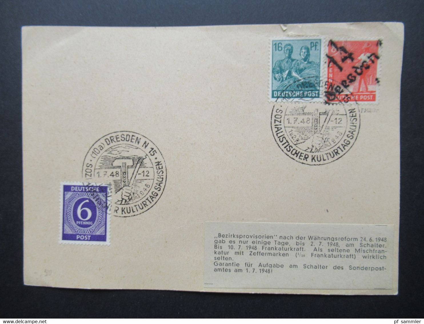 Belegeposten 1945 / 46 SBZ 95 Kempe Briefe Postmeistertrennungen / Randstücke / Besonderheiten mit original Slg. Heften