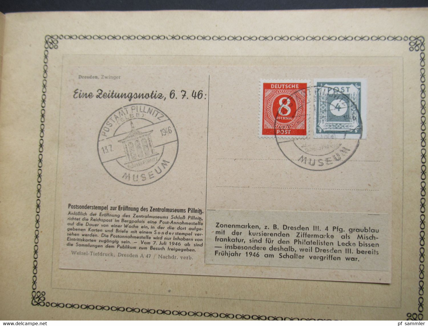 Belegeposten 1945 / 46 SBZ 95 Kempe Briefe Postmeistertrennungen / Randstücke / Besonderheiten mit original Slg. Heften