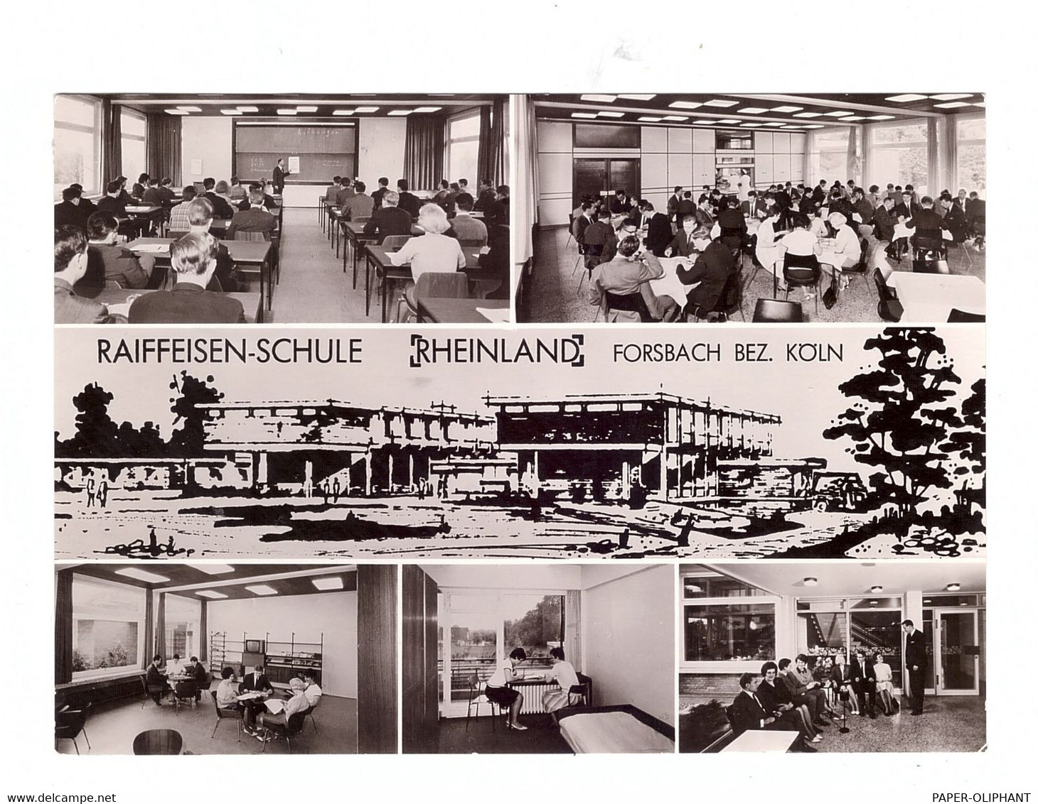 5064 RÖSRATH - FORSBACH, Raiffeisen - Schule Rheinland, 1967 - Bergisch Gladbach