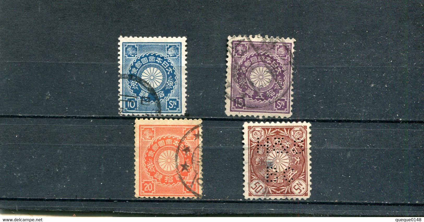 Japon 1913 Yt 102-104 106 - Oblitérés