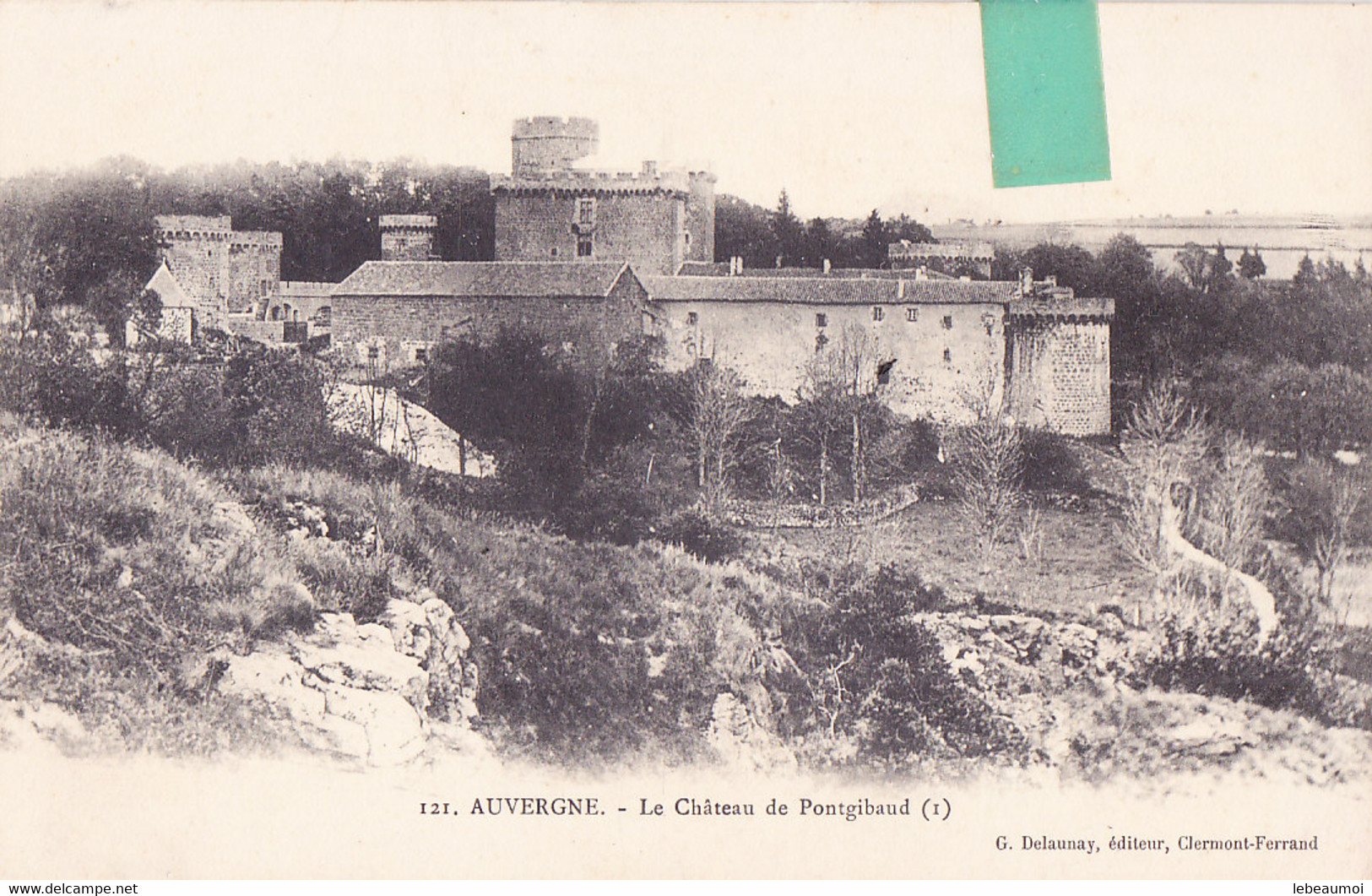 Dyk-  63 P De D  Cpa  CHATEAU De PONTGIBAUD  121 - Autres & Non Classés