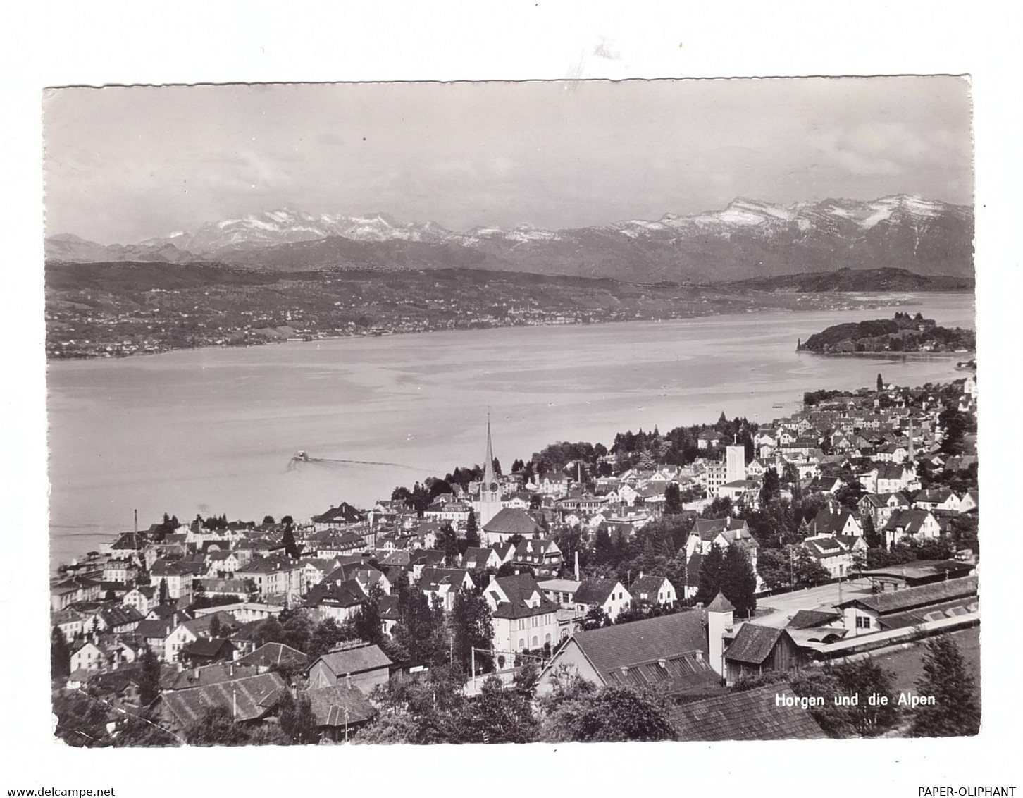 CH 8810 HORGEN ZH, Ortsansicht Mit Bahnhof 1965 - Horgen