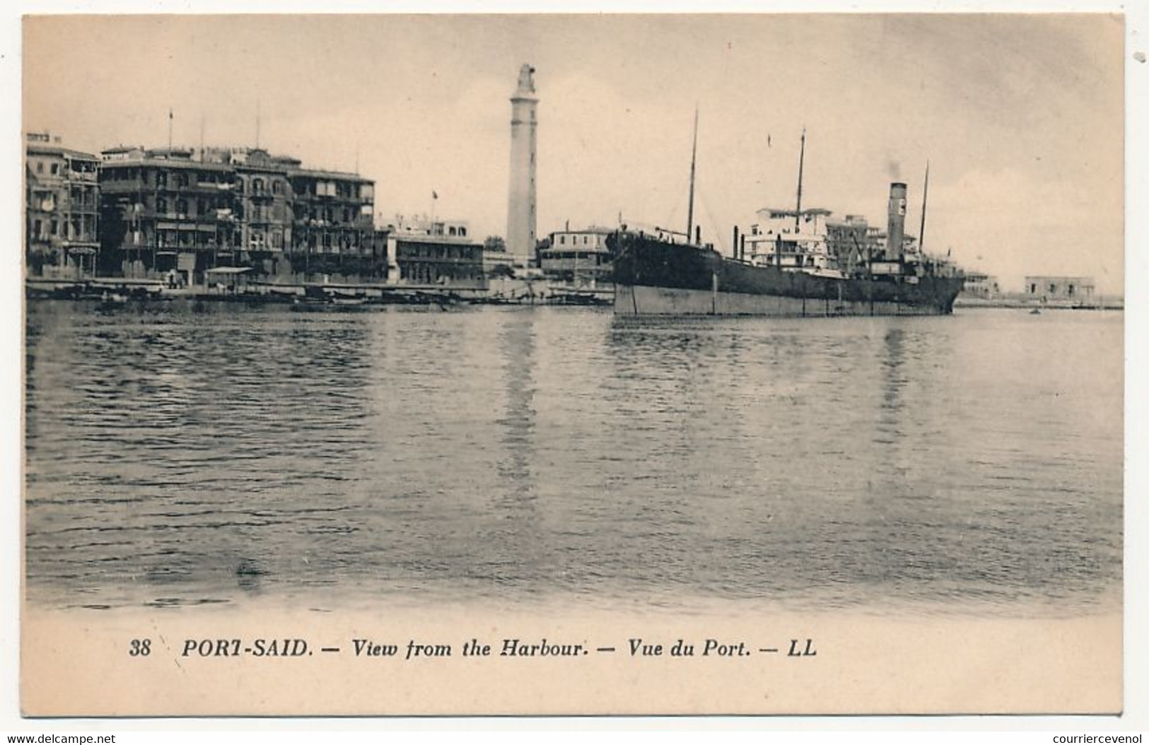 CPA - EGYPTE - PORT-SAÏD - Vue Du Port - Puerto Saíd