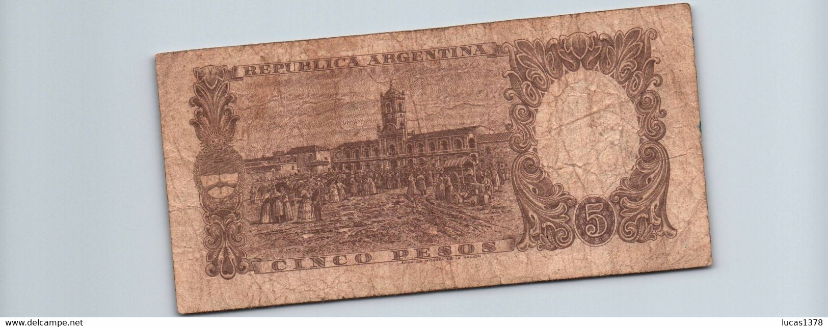 ARGENTINE / 5 PESOS / P-275c Serie A - Argentinien