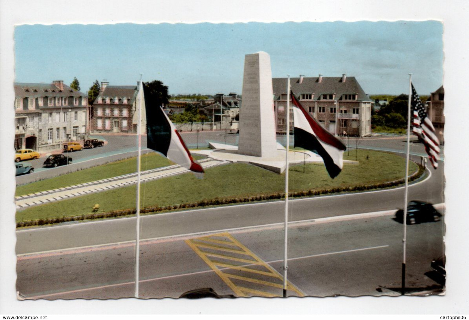 - CPSM AVRANCHES (50) - Le Monument Patton - Editions GLATIGNY 9034 - - Avranches