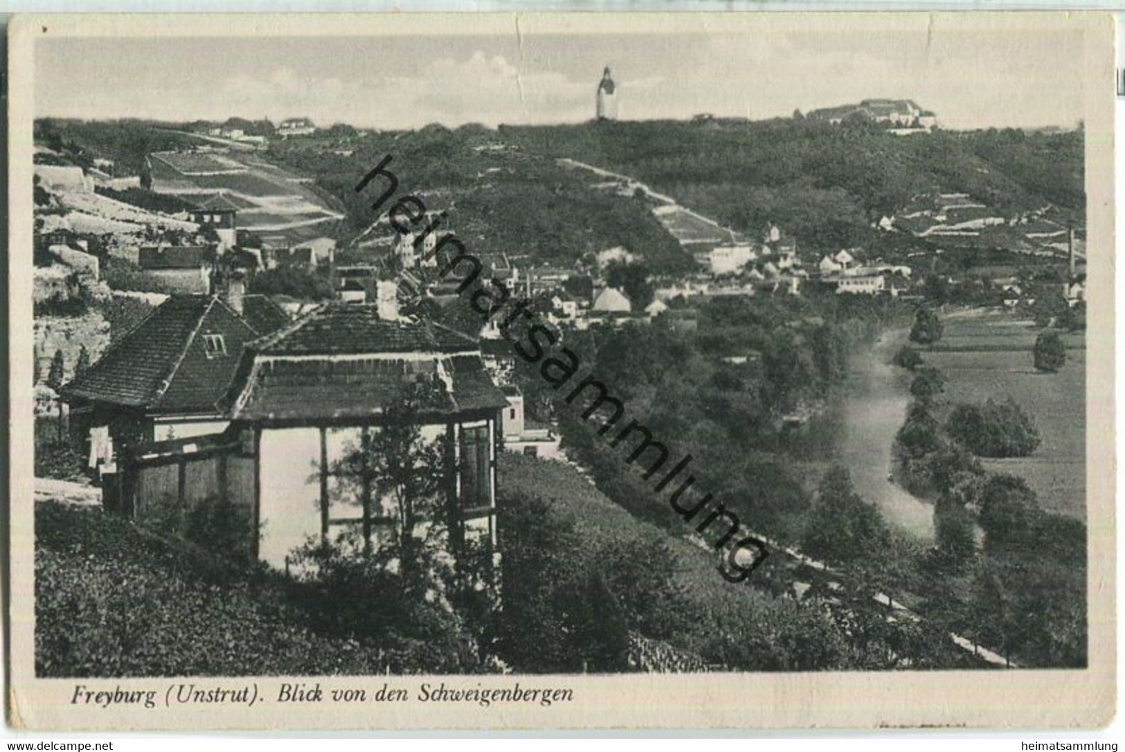 Freyburg - Blick Von Den Schweigenbergen - Verlag Heinrich Pretzsch Freyburg - Freyburg A. D. Unstrut