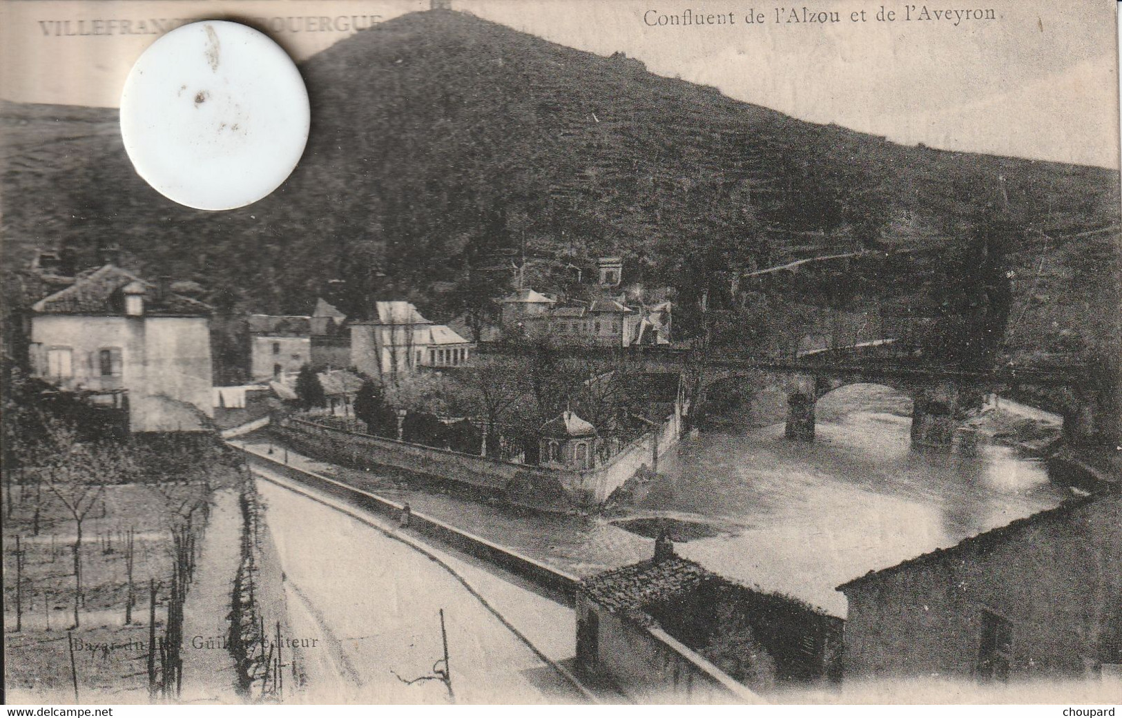 12 - Carte Postale Ancienne De  VILLEFRANCHE DE ROUERGUE   Vue Aérienne - Villefranche De Rouergue