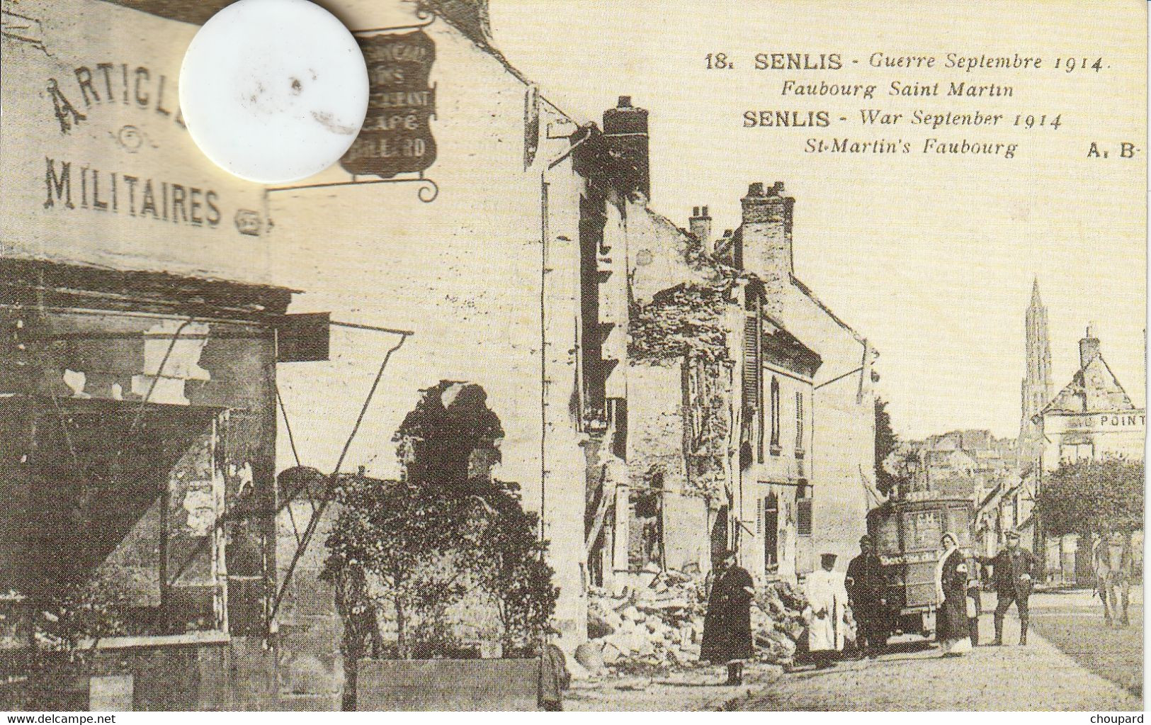 60  - Carte Postale Ancienne De  SENLIS   Faubourg Saint Martin - Senlis