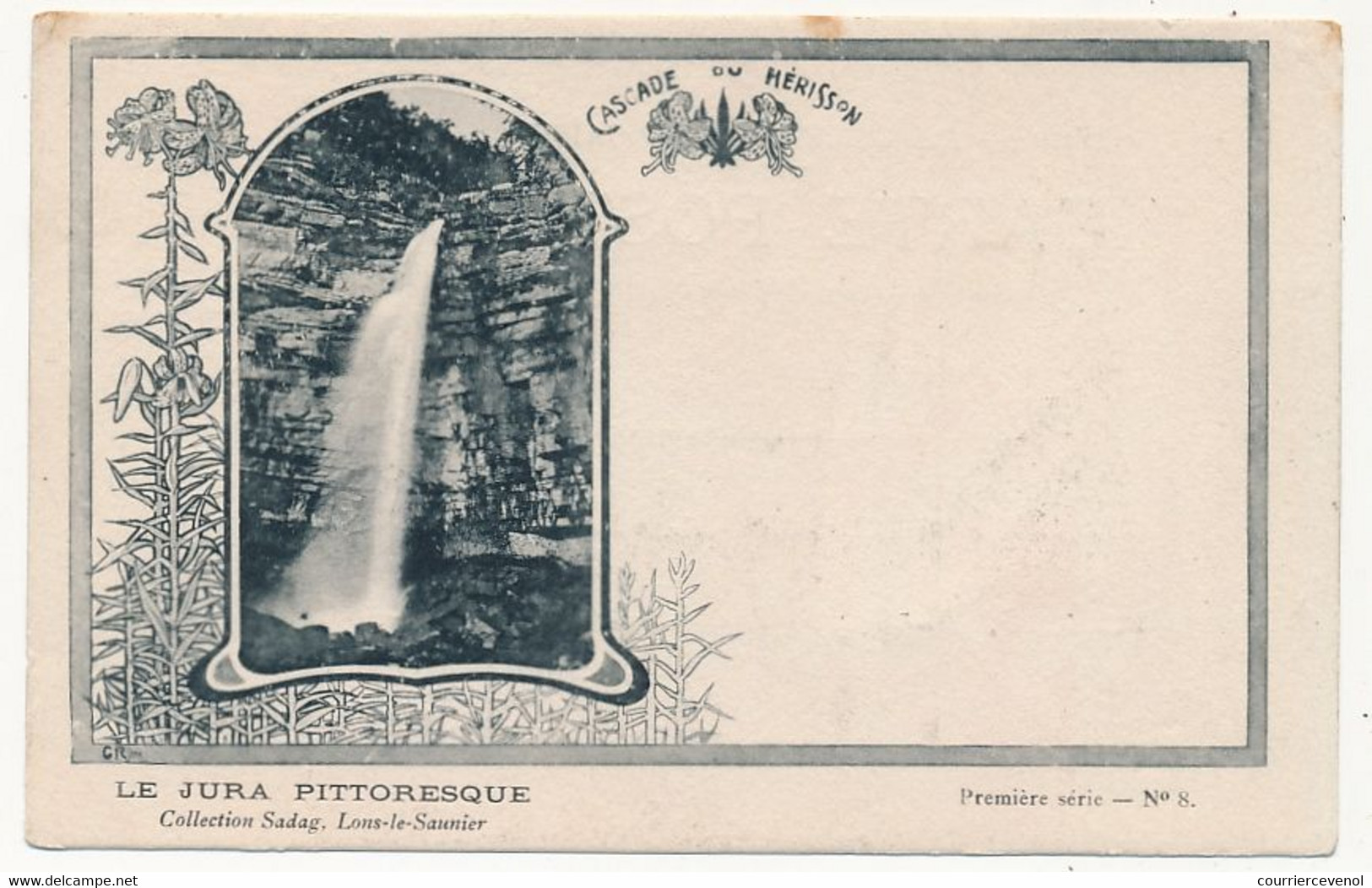 CPA - MENETRUX-EN-JOUX (Jura) - Cascade Du Hérisson (le Jura Pittoresque) - Autres & Non Classés