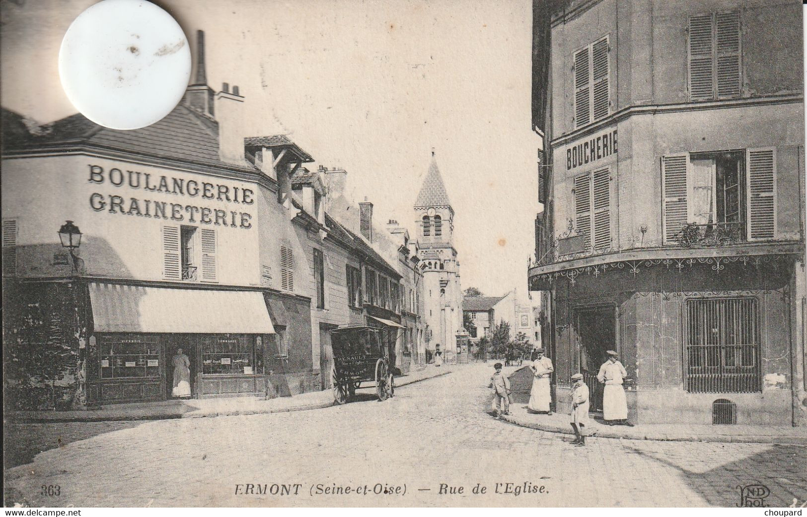 95 - Carte Postale Ancienne De ERMONT   Rue De L'Eglise - Ermont-Eaubonne