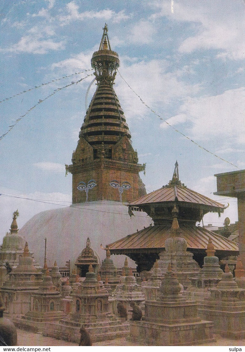 Kathmandu, Sweyambhu  Stupa - Népal